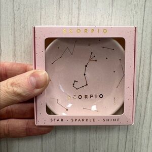 Lucky Feather Scorpio trinket dish